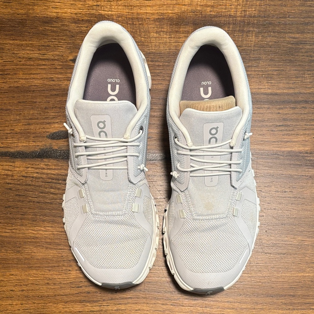 On Running Womens Cloud 6 Sneakers Glacier/White Size 9 - Picture 3 of 10